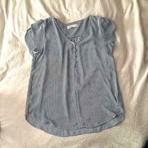 Women’s Philosophy light/airy but not see through top.